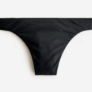 NWT J. Crew High-Rise Cheeky Bikini Bottom, Black